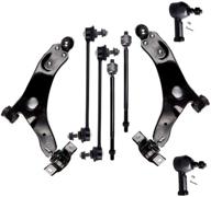 scitoo front suspension kit (2) lower control arm with ball joint bushing lh & rh (2) inner (2) outer tie rods (2) front stabilizer sway bar link compatible with ford focus 2006-2011 - pack of 8 logo