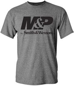 img 4 attached to 👕 Smith & Wesson Logo Tee: Premium Men's Clothing and Shirts