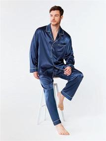 img 2 attached to 👔 SIORO Men's Pajama Sleepwear: Premium Loungewear for Ultimate Comfort