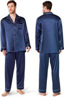 👔 sioro men's pajama sleepwear: premium loungewear for ultimate comfort logo