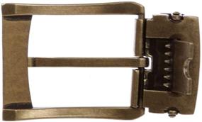 img 1 attached to 🔩 1 3/8" (35mm) Nickel-Free Clamp Belt Buckle for Leather Craft: Replacement Buckle