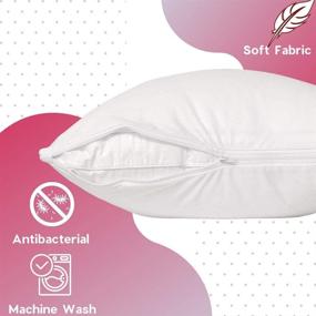 img 2 attached to Guardmax Pillow Protector Водонепроницаемая гипоаллергенная