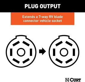 img 1 attached to 🚛 Curt 57727 Truck Backup Alarm: A Reliable Safety Solution for 7-Way RV Blade Trailer Wiring