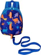 🦕 zuikyuan kids' backpack with anti-lost toddler dinosaur design логотип