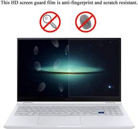 img 1 attached to 📱 Arisase [3 Pack] Clear Screen Protector for 15.6" Samsung Galaxy Book Pro/Pro 360 / Book Flex/Book Ion/Chromebook 4+ Series 15.6 Inch with 16:9 Aspect Ratio - Anti-Scratch HD Film (Crystal Clear) for Ultimate Screen Protection