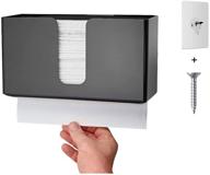 🧼 ieek acrylic multi fold bathroom dispenser for janitorial & sanitation supplies logo
