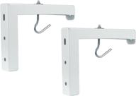 🖼️ vivo wall mount plate hook kit for projector screens - 6" adjustable l-bracket (mount-ps01) logo