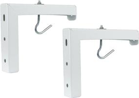 img 4 attached to 🖼️ VIVO Wall Mount Plate Hook Kit for Projector Screens - 6" Adjustable L-Bracket (MOUNT-PS01)