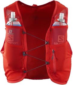 img 2 attached to 🔥 Experience Unmatched Performance: Salomon ADV HYDRA VEST 4 Running Vest in Fiery Red