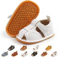 stay safe and stylish: 🏻 toddler boys' anti-slip sandals for summer walks logo