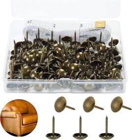 img 4 attached to 🔨 Mr. Pen - Upholstery Tacks, 100 Pack, Decorative Nail Heads for Furniture, Furniture Decorative Tacks, Upholstery Pins and Nails, Antique Brass Tacks for Furniture