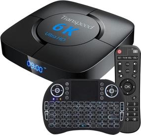 img 4 attached to 📺 10.0 Android TV Box 4GB 64GB H616 with Dual WiFi 2.4G 5.8G Ethernet - Supports 3D, 4K, 6K Ultra HD, H.265, BT 4.1 - Includes Mini Keyboard