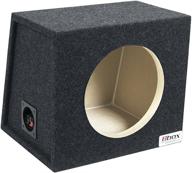 🔊 atrend bbox e10s pro-series 10” single sealed charcoal subwoofer enclosure – enhance your audio experience with wedge shape design logo