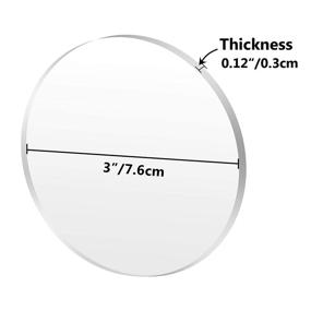 img 3 attached to 🔘 Gartful Round Acrylic Plexiglass Sheet: Versatile and Durable Circular Panel for Various Applications
