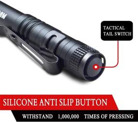 img 1 attached to 🔦 Compact Tactical Pen Light: High Lumen LED Flashlight for Camping, Emergency, and Repair - Water-Resistant & Pocket-Sized