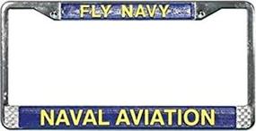 img 4 attached to Naval Aviation License Plate Frame