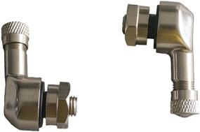 img 3 attached to 🔩 NEX Performance Wheat Alloy Angled Valve Stem: Pre-Applied Threadlocker Nut, 0.357in (8.3mm) Size