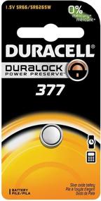 img 1 attached to 🔋 Duracell 377 Watch Battery, 6 Pack