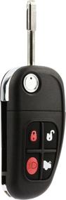 img 3 attached to 🔑 High-Quality Car Key Fob Keyless Entry Remote Flip for Jaguar S-Type, X-Type, XJ8 (2001-2008) - NHVWB1U241