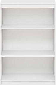 img 1 attached to 📚 Stylish and Functional FURINNO Gruen 3-Tier Bookcases - White