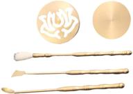 🔥 5pcs incense making kit - brass incense mold tool with cone molds, spoon, press, shovel brush - diy fragrance accessory, cabilock логотип