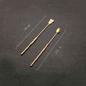 img 1 attached to 🔥 5Pcs Incense Making Kit - Brass Incense Mold Tool with Cone Molds, Spoon, Press, Shovel Brush - DIY Fragrance Accessory, Cabilock