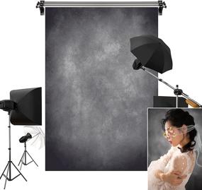 img 4 attached to 📸 Captivating Kate 5x7ft Texture Backdrop: Gorgeous Gray Purple Abstract Portrait Headshot Backgrounds for Photoshoots & Studio Props