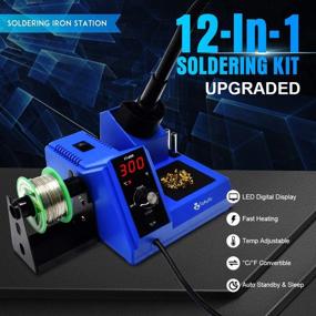 img 3 attached to FastToBuy Soldering Station: Adjustable Temperature Range from 194°F to 896°F