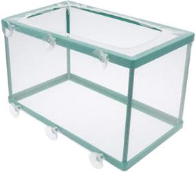 img 4 attached to Xiaoyztan Mesh Hatchery Breeder Plastic Frame Fish Tank: Separator for Efficient Separation and Breeding Net in an Aquarium