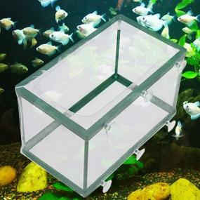 img 1 attached to Xiaoyztan Mesh Hatchery Breeder Plastic Frame Fish Tank: Separator for Efficient Separation and Breeding Net in an Aquarium