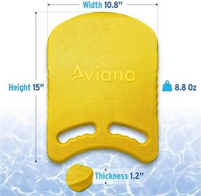 img 1 attached to 🏊 Junior Kickboard Buoy for Kids: Swimming Aid & Exercise Training Board, Ideal for Pool & Open Waters, EVA Material & BPA Free