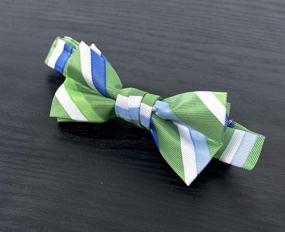 img 3 attached to Spring Notion Striped Woven Medium Boys' Bow Tie Accessories: Classic Style for Every Occasion