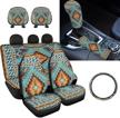 dolyues accessiores headrest turquoise protector logo