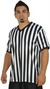 img 2 attached to 👕 Ultimate Referee Shirts: V-Neck Style for Perfect Men's Officiating Attire