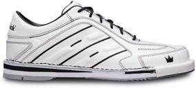 img 1 attached to 🎳 High-Performance Brunswick Men's Fuze Bowling Shoes in Striking White/Red Design