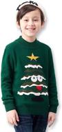 🎄 bycr smile christmas pullover sweater: boys' clothing that adds festive charm logo