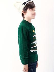 img 2 attached to 🎄 BYCR Smile Christmas Pullover Sweater: Boys' Clothing that Adds Festive Charm