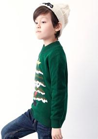 img 3 attached to 🎄 BYCR Smile Christmas Pullover Sweater: Boys' Clothing that Adds Festive Charm