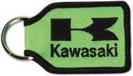 kawasaki woven green keychain k066 8914 gnns logo