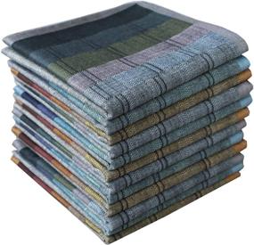 img 4 attached to 🧣 Cotton Handkerchiefs: Assorted Classic Hankies for Better SEO