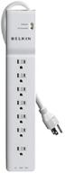 enhanced belkin 7-outlet surge protector with 4-foot cable (model be107201-04) logo