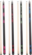 garsen 4-piece pool cue stick set 58 inch - 18 oz, 19 oz, 20 oz, and 21 oz - billiard house bar equipment логотип