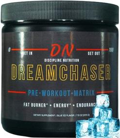 img 4 attached to Discipline Nutrition Dreamchaser Pre Workout Matrix Powder - Blue Ice Flavor for Energy, Endurance, Pumps, Mood, and Focus - 30 Servings - Ideal for Women & Men - Synephrine HCL 30 MG and 250 MG Caffeine