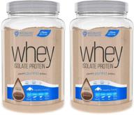 premium flavor chocolate integrated supplements whey isolate protein - 2 count logo