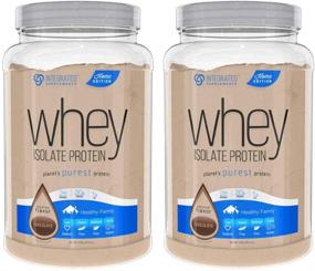 img 4 attached to Premium Flavor Chocolate Integrated Supplements Whey Isolate Protein - 2 Count