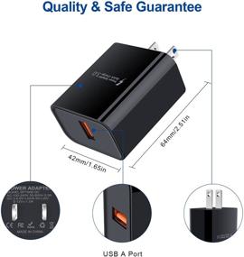 img 1 attached to 🔌 High-Speed USB C Fast Charger Kit for Android Moto Phones - Moto G Fast/G Power/G Stylus/G Pro/G Play,One 5G UW ace/razr/Edge+,G7 Plus/Power/Play,X4 Z Z2 Z3 Z4 - Includes QC3.0 Wall Charger Block, Rapid Car Charger, and Type C Cable