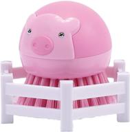 boston warehouse pig in pen suds buds brush scrubber and holder logo