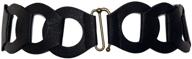 👖 enhanced plus size interlock elastic belt with convenient hook closure logo