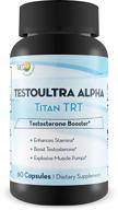 testoultra alpha titan trt: boost testosterone, enhance drives, achieve alpha male status logo