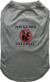 img 1 attached to 🐾 Majestic Mirage Pet Products: Ultimate Backyard Security Screen Print Shirts in X-Large (16-Inch)